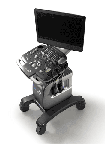 Image: The portable E-Cube 7 ultrasound system (Photo courtesy of Alpinion Medical Systems).